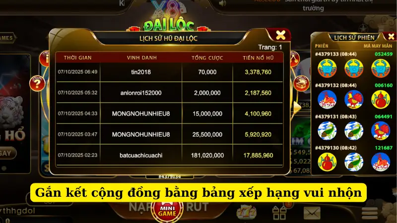 Gắn kết cộng đồng bằng bảng xếp hạng vui nhộn