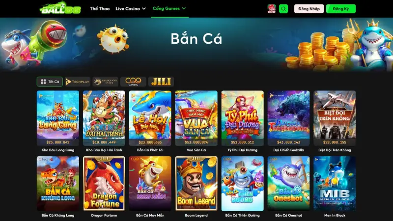 Giao diện Ball88 được nâng cấp hiện đại